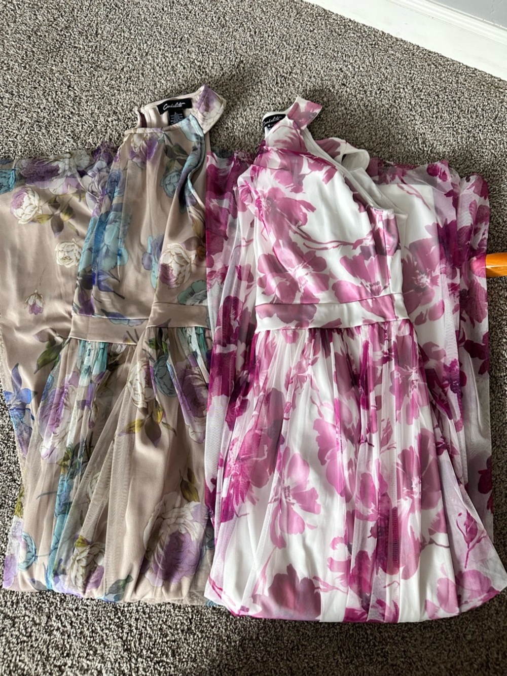Bundle 2 multi Floral Maxi Dresses candalite size L